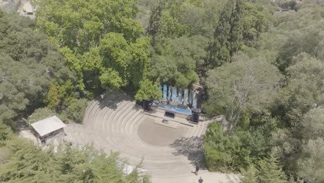 Lisbon,-Portugal---A-Daylight-View-of-the-Keil-do-Amaral-Amphitheater---Aerial-Panning