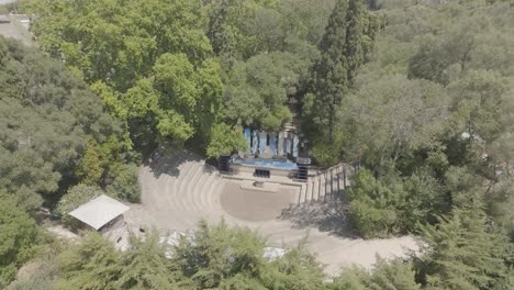 Lisbon,-Portugal---A-Daytime-Perspective-of-the-Keil-do-Amaral-Amphitheater---Aerial-Panning