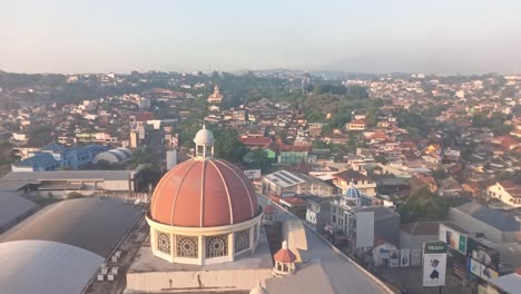 Timelapse-De-La-Vista-De-La-Ciudad-En-Semarang,-Java-Central,-Indonesia