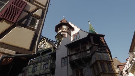 El-Hito-Histórico-De-Colmar,-La-Casa-Pfister,-Edificio-Con-Entramado-De-Madera