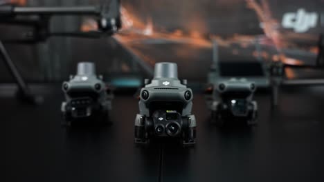 DJI-Enterprise-drone-series-at-showcase-on-indoor-black-matte-table