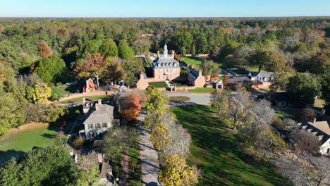 Gouverneurspalast-Im-Kolonialen-Williamsburg,-Virginia