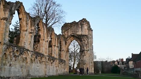 Nahaufnahme-Der-St.-Mary&#39;s-Abbey,-York,-Yorkshire,-Vereinigtes-Königreich