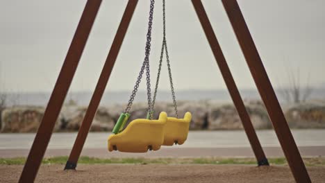 Lonely-Swing-Swaying-in-a-empty-park