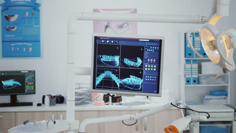 Nahaufnahme-Des-Monitors-Mit-Zahnröntgenbildern-Darauf-I