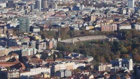 Arena-Civica-In-Mailand-Von-Einer-Drohne-Aus-Gesehen