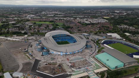 Manchester-City-Football-Club-at-The-Etihad,-UK