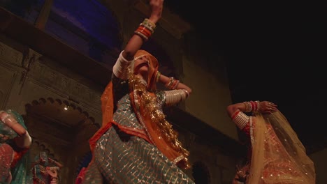 Traditional-dance-performance-from-group-of-young-gypsy-women