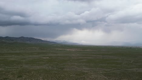 Exuberante-Paisaje-Desértico-En-Un-Día-Nublado