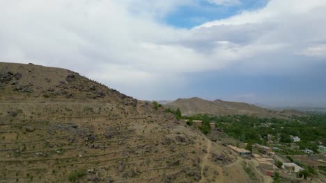 Vistas-Aéreas-De-Las-Colinas-De-La-Provincia-De-Paktia