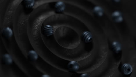 The-video-features-an-animation-of-3D-beads-in-a-circling-loop,-showcasing-their-fluid-and-continuous-motion.-This-hypnotic-display-emphasizes-the-beads'-seamless-movement-and-the-beauty-of-their-synchronized--3D-Balls-Beads-Rolling