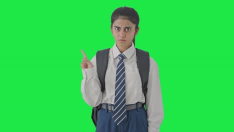 Angry-Indian-school-stopping-someone-and-saying-NO-Green-screen