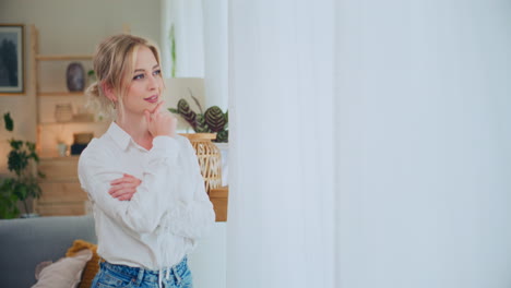 Pensive-Businesswoman-by-Window