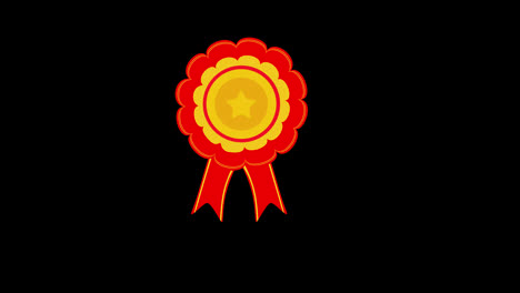 award-badge-Ribbon-concept-icon-animation-with-alpha-channel