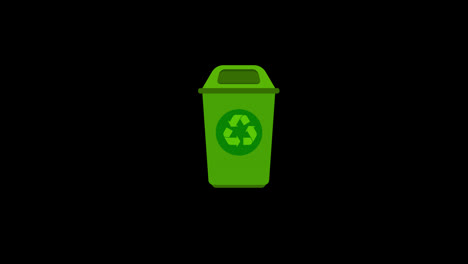 Recycle-Bin-trash-can-concept-icon-animation-with-alpha-channel