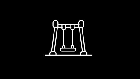 Swing-park-playground-concept-icon-animation-with-alpha-channel