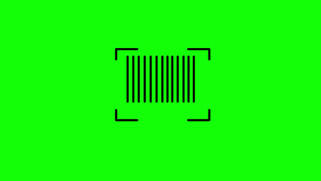 Barcode-scaning-black-color-concept-icon-animation-with-alpha-channel
