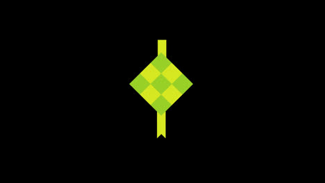 Hanging-ketupat-icon-concept-icon-animation-with-alpha-channel