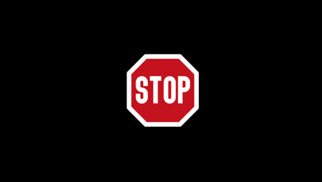 red-stop-sign-warning-or-no-entry-forbidden-animation-video-with-Alpha-Channel