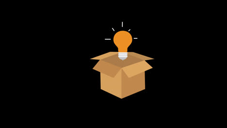 Think-Outside-The-Box.-Creative-idea.-Leadership-concept-icon-animation-with-alpha-channel