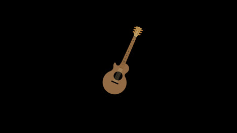 Classical-acoustic-Guitar-Musical-concept-icon-animation-with-alpha-channel