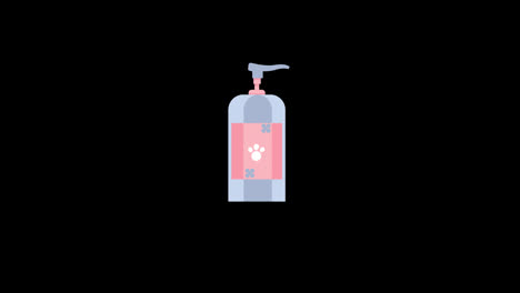 Hand-sanitizer-bottle-concept-icon-animation-with-alpha-channel