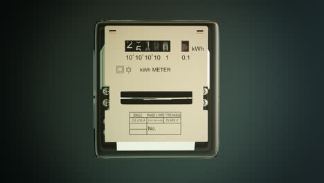 Electricity-measuring-device.-Typical-residential-analog-electric-meter-with-a-transparent-plastic-case-showing-household-consumption-in-kilowatt-hours.-Electric-power-usage.