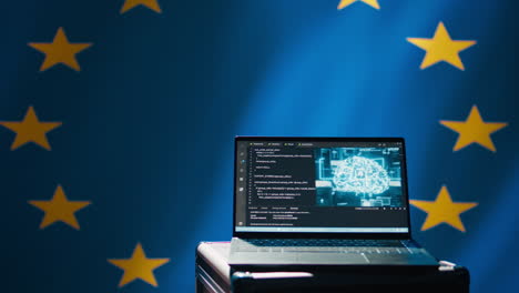AI-software-on-laptop-used-by-European-Union-member-states-security-services