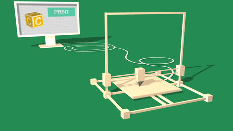 3d-printing-technology.-Modern,-futuristic-device-is-used-to-create-geometric-object.-Machine-is-using-computer-connection-with-three-dimensional-render-model.-Pc-send-element-to-the-printer