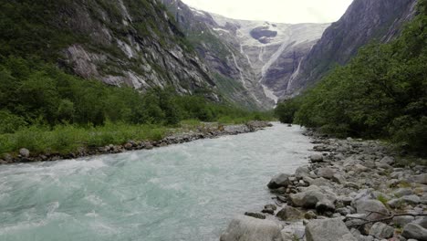 Gletscher-Kjenndalsbreen-Schöne-Natur-Norwegen-Naturlandschaft.