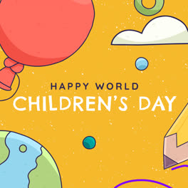 Motion-Graphic-of-Hand-drawn-world-children's-day-instagram-posts-collection