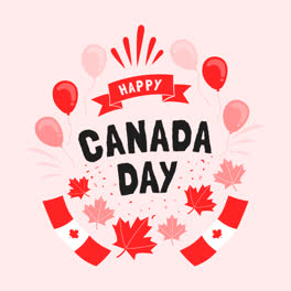 Motion-Graphic-of-Hand-drawn-canada-day-illustration