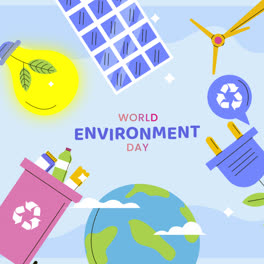 Motion-Graphic-of-Flat-background-for-world-environment-day-celebration