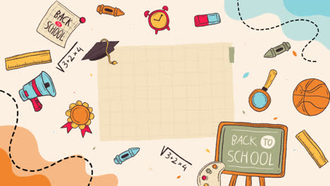 Motion-Graphic-of-Background-for-back-to-school-season-celebration