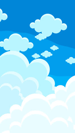 Motion-Graphic-of-Sky-with-clouds-background