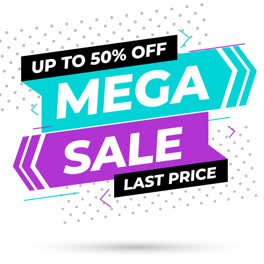 Motion-Graphic-of-Colorful-mega-sale-banners-concept