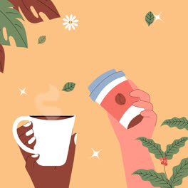 Motion-Graphic-of-Flat-background-for-international-coffee-day-celebration