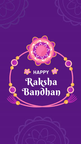 Gráfico-En-Movimiento-De-Raksha-Bandhan-Dibujado-A-Mano