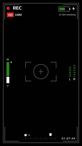 Bewegungsgrafik-Des-Rec-Interface-Hintergrunds