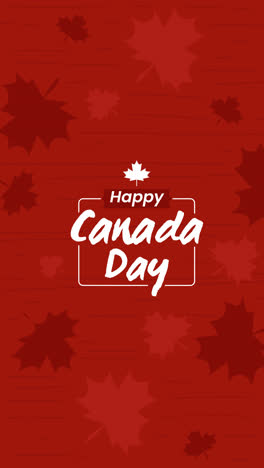 Bewegungsgrafik-Des-Canada-Day-Schriftzugkonzepts