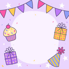 Motion-Graphic-of-Hand-drawn-childlike-birthday-instagram-post