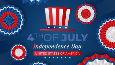 Motion-Graphic-of-Gradient-4th-of-july-independence-day-illustration