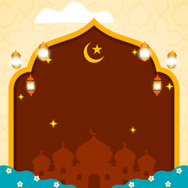 Motion-Graphic-of-Flat-background-for-islamic-new-year-celebration