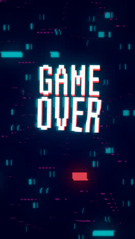 Motion-Graphic-of-Glitch-game-over-background