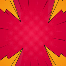 Motion-Graphic-of-Red-background-comic-style