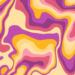 Motion-Graphic-of-Hand-drawn-flat-groovy-psychedelic-background