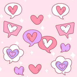 Motion-Graphic-of-Hand-drawn-conversation-hearts-illustration