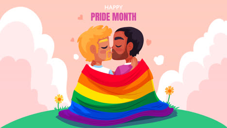 Bewegungsgrafik-Der-Flachen-LGBT-Illustration-Zum-Pride-Month