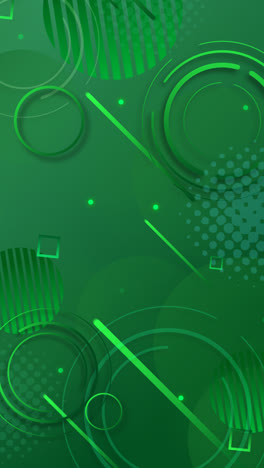 Motion-Graphic-of-Abstract-green-geometric-background