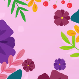 Motion-Graphic-of-Flat-colorful-spring-background